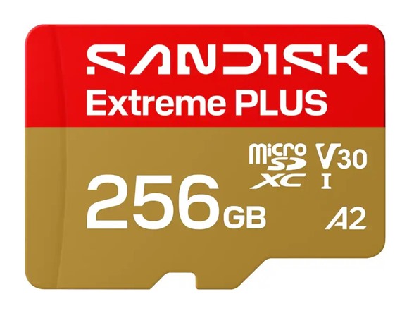 SanDisk Extreme PLUS 256GB microSDXC Card