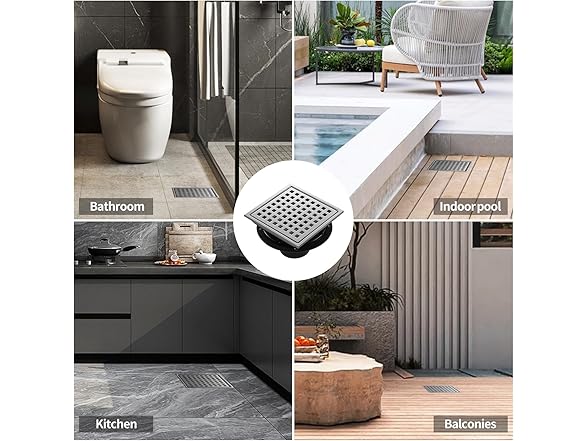 Bawojihui Shower Drain