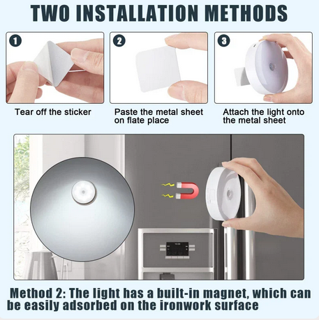 Hakol 6 Pack Rechargeable Motion Sensor Light Fixture - Gallery 8