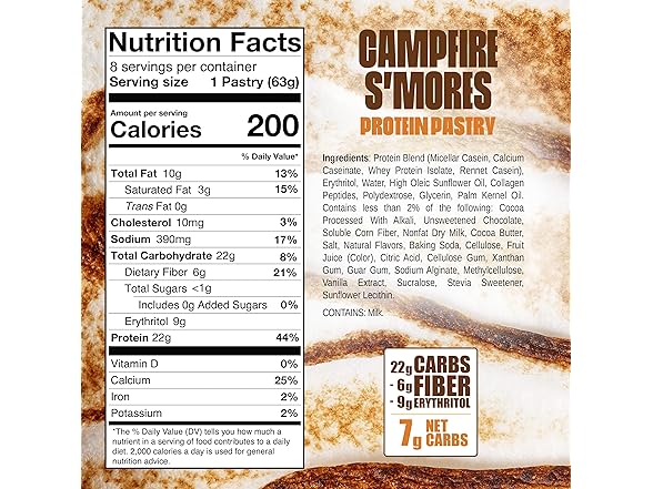Legendary Foods Campfire S'mores Protein Pastry