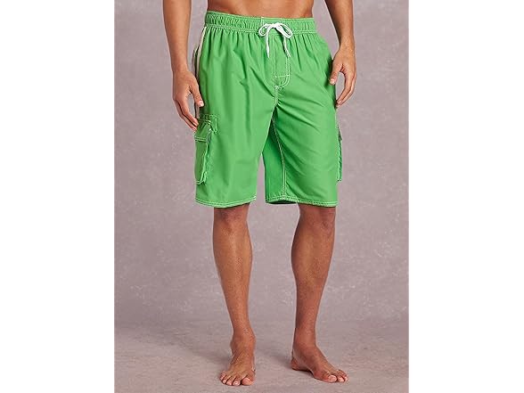 Kanu Men's Green Swim Trunk (S)