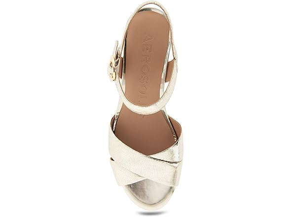 Aerosoles Cosmos Soft Gold Leather 9 M