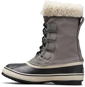 SOREL Women's Winter Carnival Waterproof Boot - Quarry, Black - 7.5