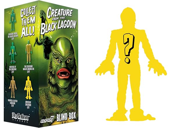 Super7 Creature from the Black Lagoon Blind Box Flat 12PK