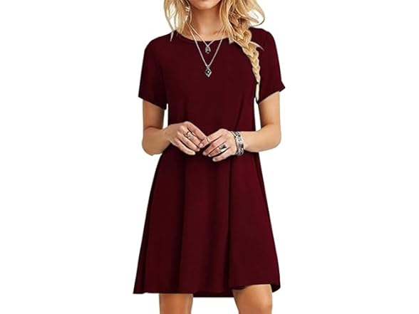 MOLERANI Women's Casual T-Shirt Dress