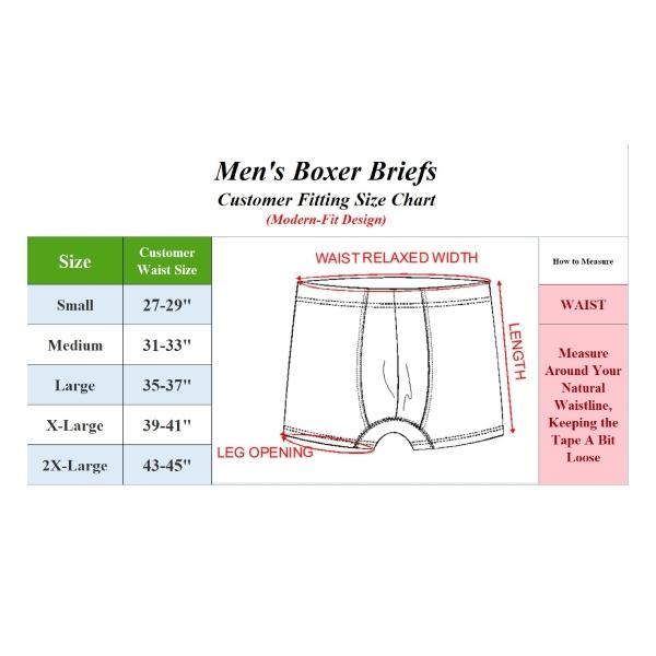 6 Pack: Men's Boxer Briefs (S-XXL) - Gallery 7