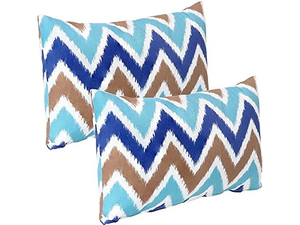Sunnydaze Decor SNR-130 2 Covers 12x20 Chevron