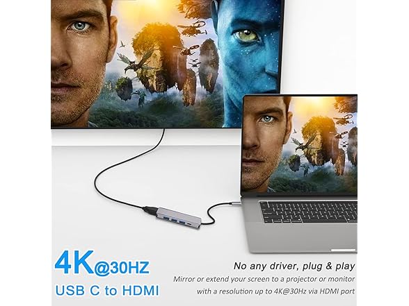 5-in-1 Multiport Adapter with 100W PD