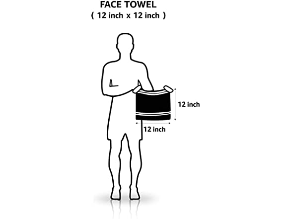 Quick-Dry Washcloth, 12-Pack