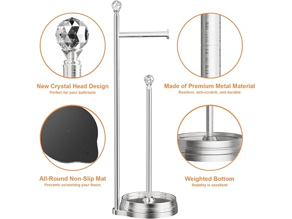 KASUNTO Toilet Paper Holder Standing