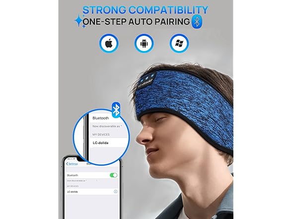 LC-dolida BT5.4 Sports Headband Mic