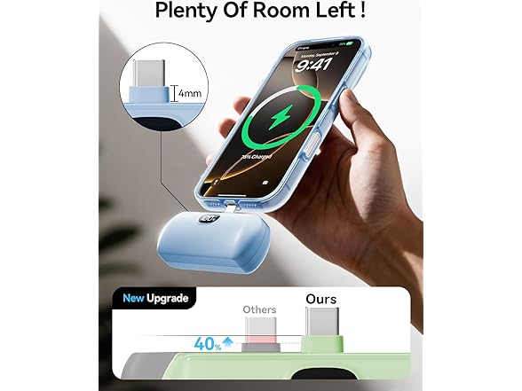 Golioklsy USB C Mini Portable Charger