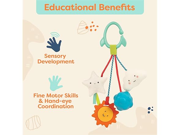 B. toys – Baby Sensory Rattle