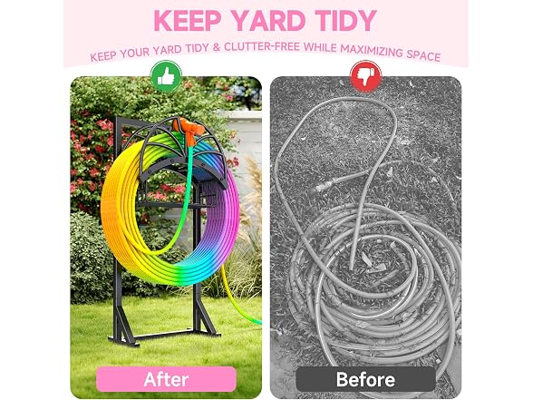 COZEER Garden Water Hose Holder Freestanding