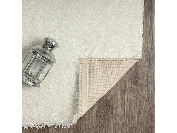 Solid Plush Shag Area Rug