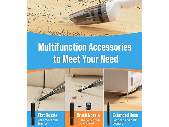 Milunho Powerful Handheld Vacuum