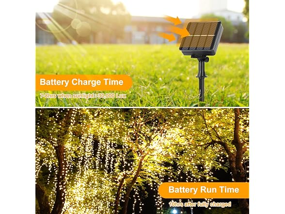BesLowe 288FT Solar Fairy Lights JSN8