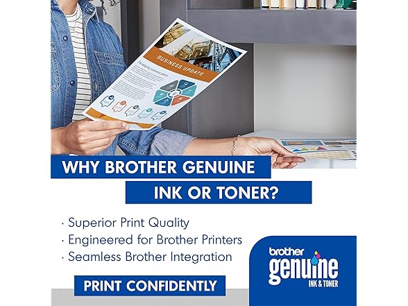 Brother Genuine High Yield Toner Cartridge, TN433M