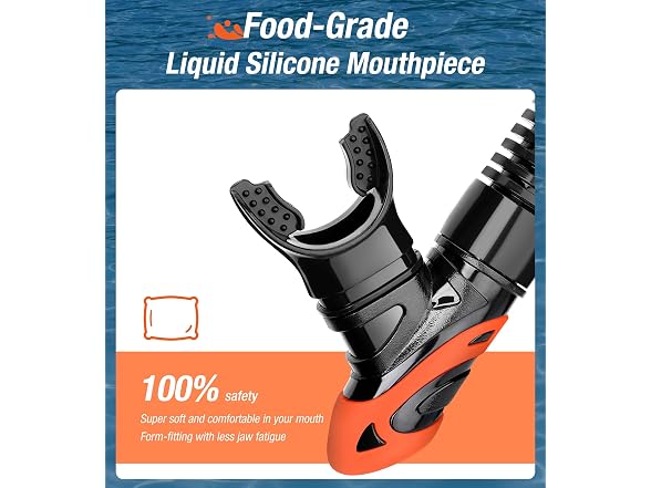 Aegend Diving Dry Snorkel 2 Pack