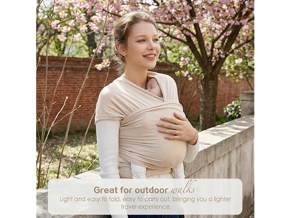 Shiaon Baby Wrap Carrier, 7-35lbs