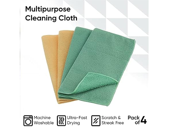Superio Microfiber Cleaning Cloth for Cars, 72 Pack