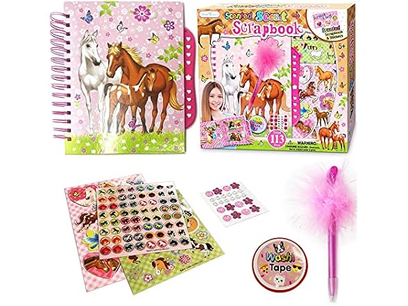 SMITCO Horse Scrapbook Kit for Girls