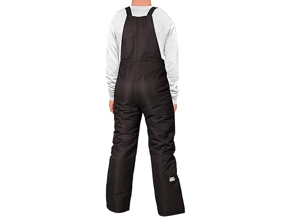 Arctix Kids Snow Bib Overalls, Black M