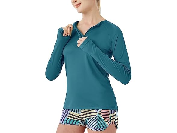 SG Edge Women's Teal 1/4 Zip L/S