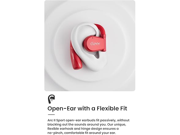 Cleer ARC II Sport Open Ear Wireless Earbuds