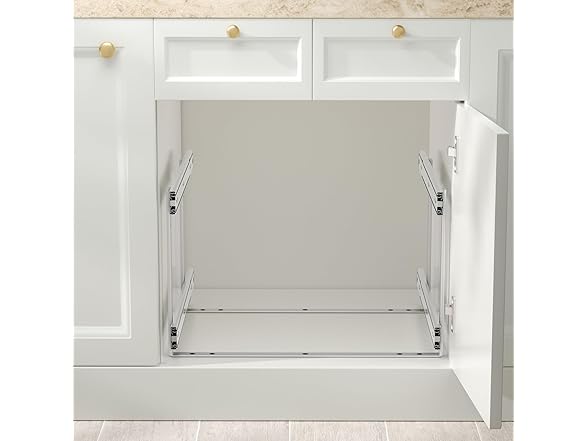 ROOMTEC 2 Tier Pull Out Cabinet Organizer