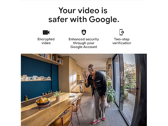 (NEW) Google indoor Nest Security Cam 1080p (Wired) - 2nd Gen