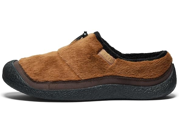 KEEN Men's Howser 3 Slide Comfy Durable Slippers, Bison/Black, 9.5