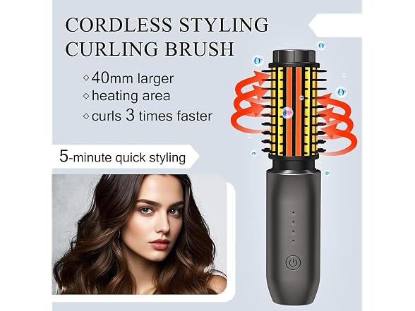 Dongxw Cordless Hot Brush