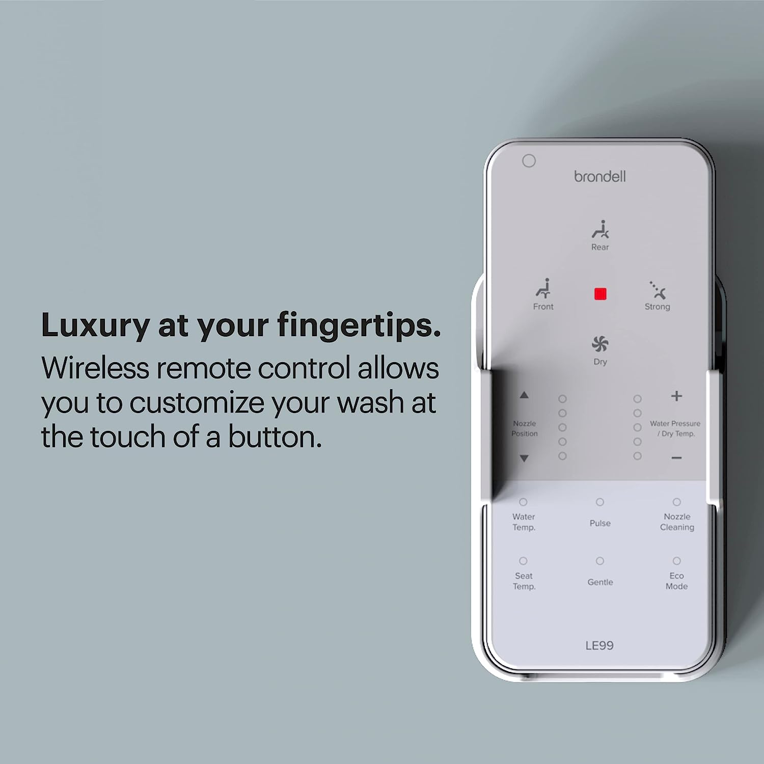 Brondell LE99 Bidet Seat with Dryer & Remote - Gallery 18