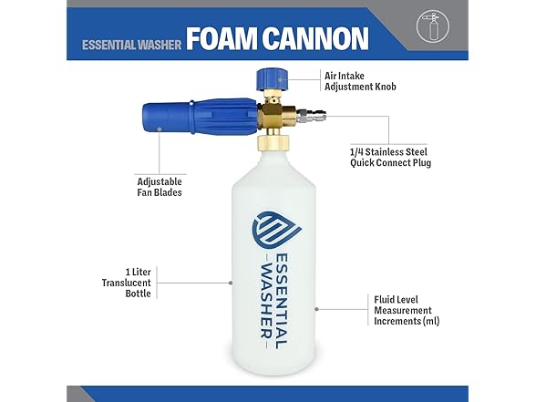 Essential Washer Foam Cannon Pressure