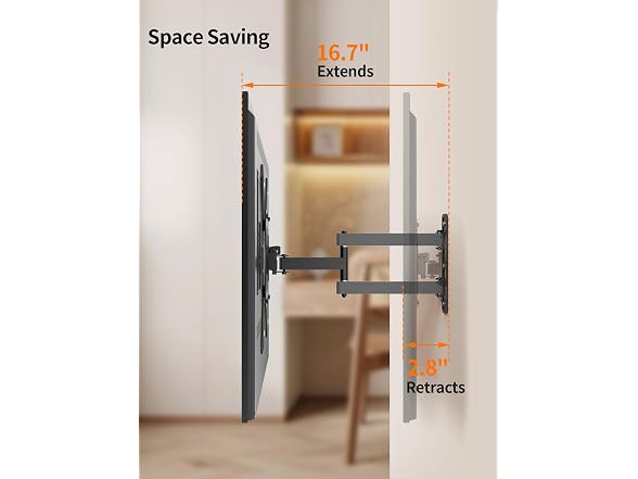 HOELLL Full Motion TV Wall Mount