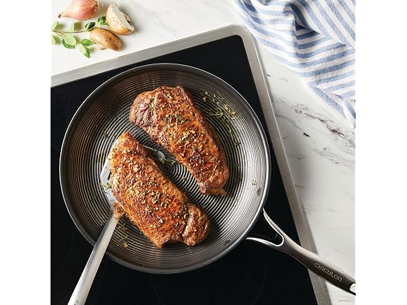 Circulon Clad Stainless Steel Frying Pan Skillet  12.5 Inch 