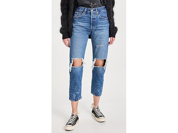 Levis Womens Premium Crop Jeans