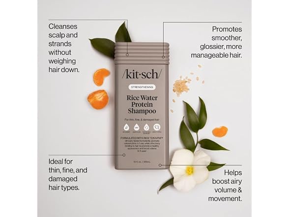 Kitsch Strengthening Rice Water Shampoo for Hair
