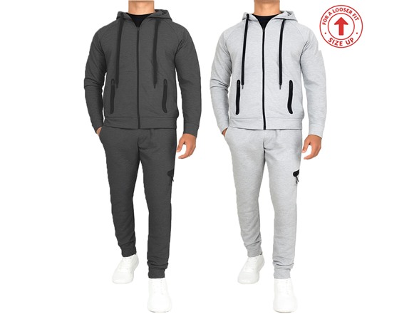 Charcoal & Heather Grey