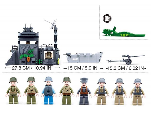 Sluban M38-B0861 Army Wii-The Atlantic