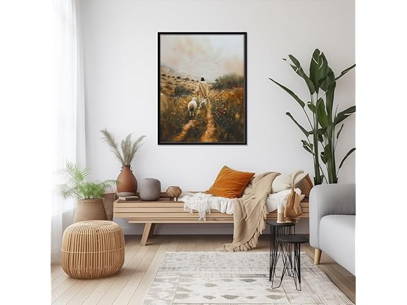 Mireita Jesus-Wall Art-Jesus Leaves