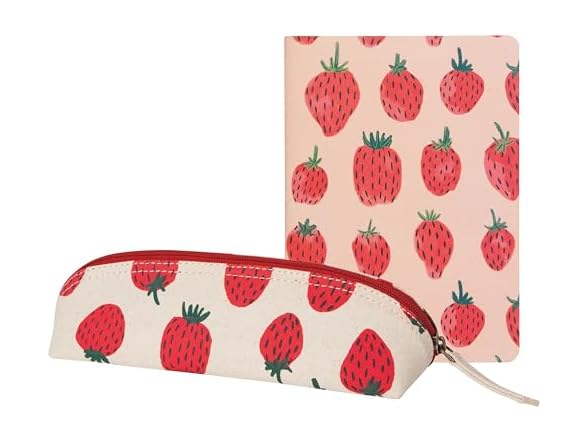Jubilee Berry Sweet Notebook Pencil Case Paper Set