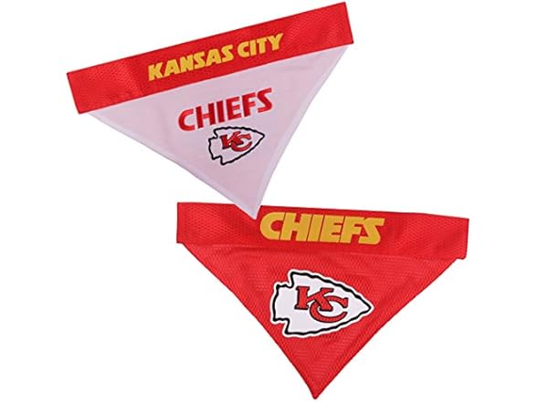 Pets First NFL Reversible Bandana