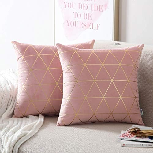 Set of 2 Throw Decorative Pillow Covers