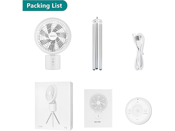 Lebleto Multi-Functional Personal Fan
