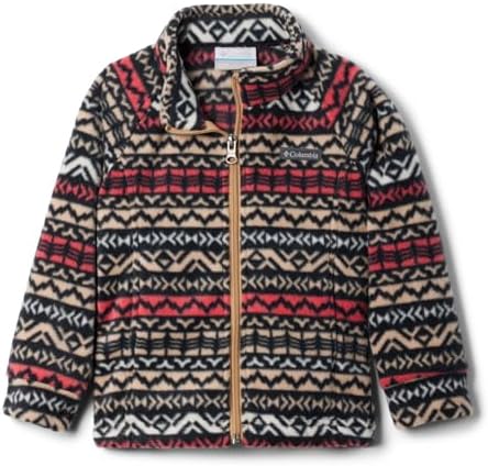 Columbia Toddler Girls Benton Springs II Printed Fleece, Canoe Madras, 3T