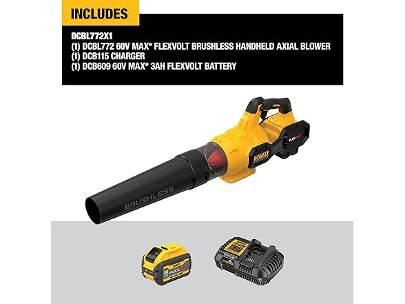 DEWALT DCBL772X1 FLEXVOLT 60V MAX* Blower Kit