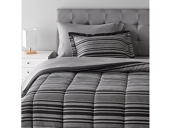 Amazon Basics 5-Pc Twin Comforter Set