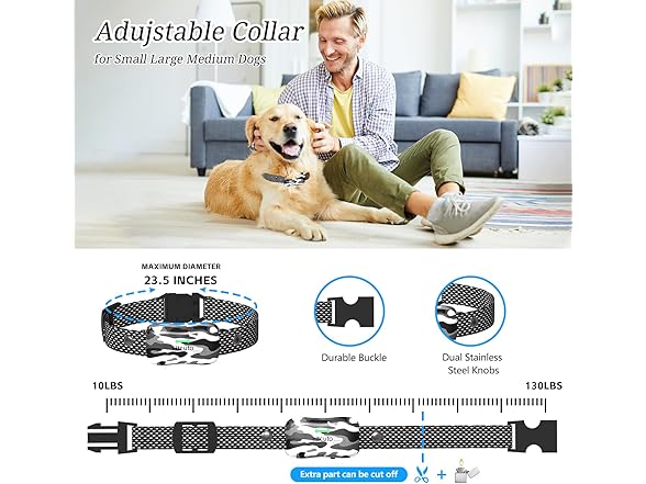 Wireless Dog Fence & Training Collar